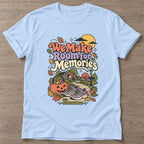 Light Blue Room For Memories T-shirt — motivational slogan design, for women who train
