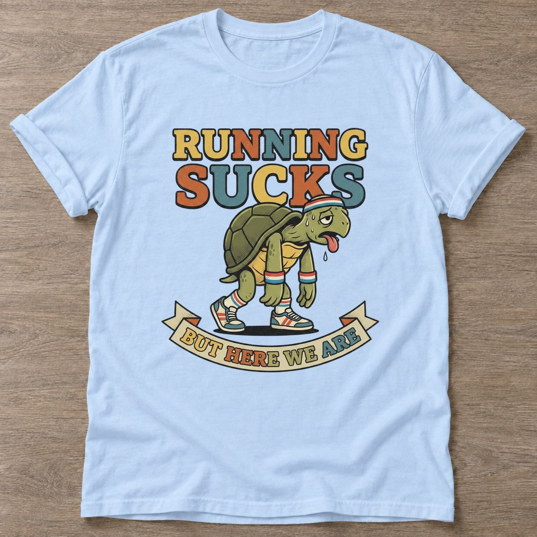 Light Blue Tortoise Vibes T-shirt — longevity training design, for women over 40