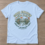 Light Blue Gym Club T-shirt — gym club design, for women who train together