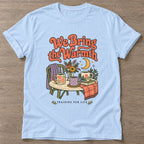 Light Blue Warmth Training T-shirt — rest and recovery design, for women who train
