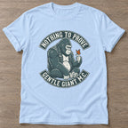 Light Blue Nothing To Prove T-shirt — body positive design, for every body in the gym
