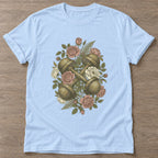 Light Blue Lift And Grow T-shirt — weightlifting design, for women who lift
