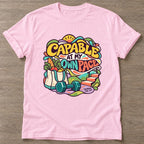 Light Pink Self Pace T-shirt — rest and recovery design, for women who train