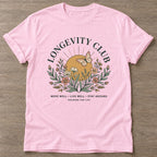 Light Pink Stay Around T-shirt — longevity training design, for women over 40
