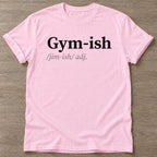 Light Pink Kinda Athletic T-shirt — funny gym slogan, for women who train and laugh about it