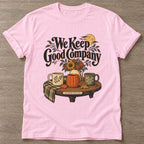 Light Pink Good Company T-shirt — gym club design, for women who train together