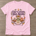 Light Pink Coven Training T-shirt — gym club design, for women who train together