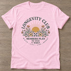 Light Pink Move Lift Live T-shirt — everyday workout design, for women who move