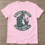 Light Pink Nothing To Prove T-shirt — body positive design, for every body in the gym