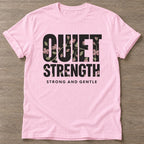 Light Pink Gentle Force T-shirt — rest and recovery design, for women who train