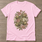 Light Pink Lift And Grow T-shirt — weightlifting design, for women who lift