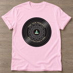 Light Pink Tuned To 432Hz T-shirt — rest and recovery design, for women who train