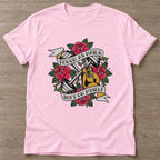 Light Pink Soft On Myself T-shirt — rest and recovery design, for women who train