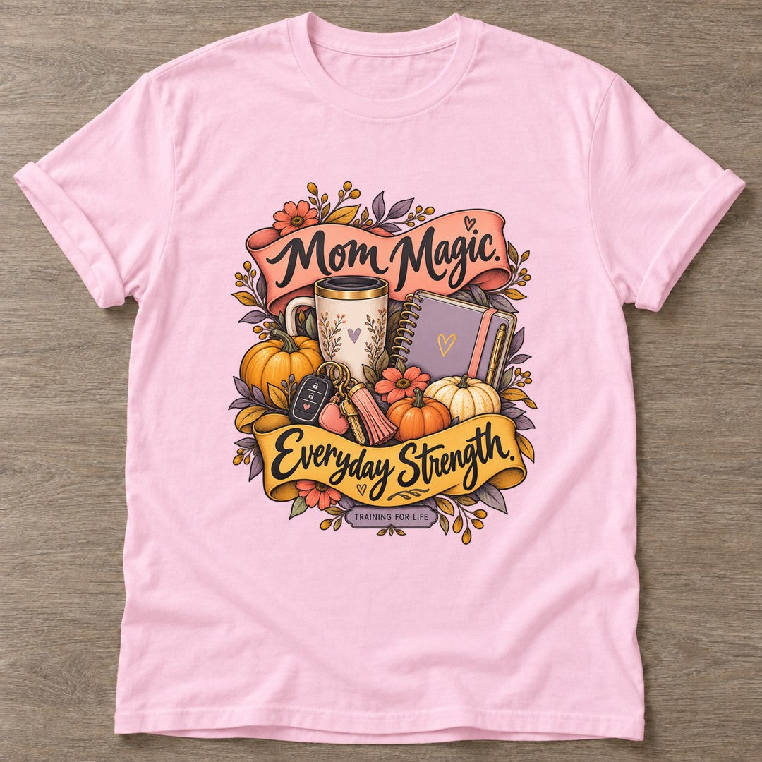 Light Pink Everyday Strength T-shirt — longevity training design, for women over 40