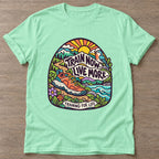 Mint Green Training For Life T-shirt — longevity training design, for women over 40