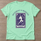 Mint Green Dance Alchemy T-shirt — everyday workout design, for women who move