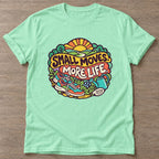 Mint Green Small Moves T-shirt — growth mindset design, for women building a habit