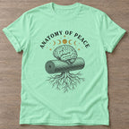 Mint Green Mindful Growth T-shirt — growth mindset design, for women building a habit