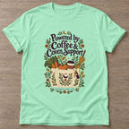 Mint Green Coven Support T-shirt — gym club design, for women who train together