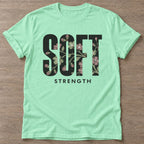 Mint Green Delicate Resolve T-shirt — rest and recovery design, for women who train