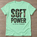 Mint Green Still Power T-shirt — rest and recovery design, for women who train