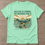 Mint Green Long Run Strong T-shirt — longevity training design, for women over 40