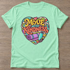 Mint Green Move With Kindness T-shirt — rest and recovery design, for women who train
