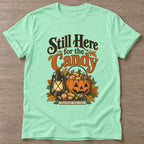 Mint Green Candy Training T-shirt — funny gym slogan, for women who train and laugh about it