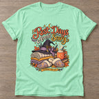 Mint Green Cozy Witch Era T-shirt — funny gym slogan, for women who train and laugh about it