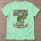Mint Green Tortoise Vibes T-shirt — longevity training design, for women over 40