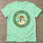 Mint Green Endurance Mindset T-shirt — longevity training design, for women over 40