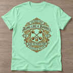 Mint Green Aged To Perfection T-shirt — longevity training design, for women over 40