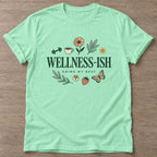 Mint Green Doing My Best T-shirt — motivational slogan design, for women who train