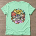 Mint Green Athletic Club T-shirt — gym club design, for women who train together