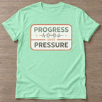 Mint Green Lift Through It T-shirt — weightlifting design, for women who lift