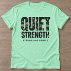 Mint Green Gentle Force T-shirt — rest and recovery design, for women who train