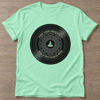 Mint Green Tuned To 432Hz T-shirt — rest and recovery design, for women who train