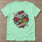 Mint Green Soft On Myself T-shirt — rest and recovery design, for women who train