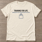 Natural Grocery Gains T-shirt — funny gym slogan, for women who train and laugh about it