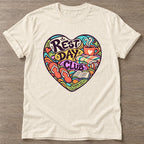 Natural Rest Day Club T-shirt — rest and recovery design, for women who train
