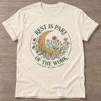 Natural Moonlight Recovery T-shirt — rest and recovery design, for women who train