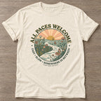 Natural Pace Yourself T-shirt — motivational slogan design, for women who train