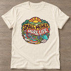 Natural Small Moves T-shirt — growth mindset design, for women building a habit