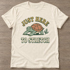 Natural Slow Vibes T-shirt — rest and recovery design, for women who train