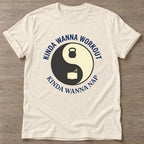 Natural Workout Nap Energy T-shirt — funny gym slogan, for women who train and laugh about it