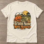 Natural Autumn Miles T-shirt — running design, for women who run