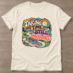 Natural Still Moving T-shirt — longevity training design, for women over 40