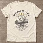 Natural Mindful Growth T-shirt — growth mindset design, for women building a habit