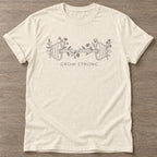 Natural Roots Rise T-shirt — growth mindset design, for women building a habit
