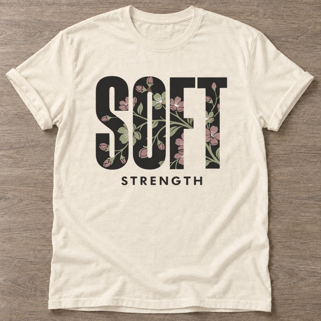 Natural Delicate Resolve T-shirt — rest and recovery design, for women who train